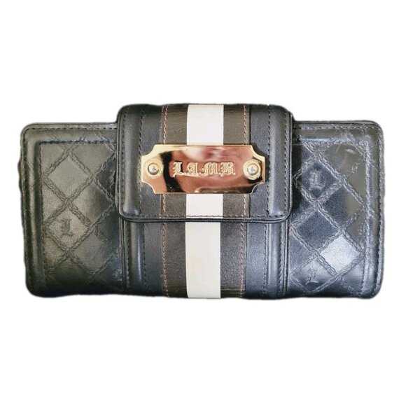 L.A.M.B Gwen Stefani Black&White Wallet - Picture 1 of 7
